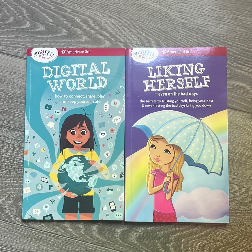 American Girl Smart Girl's Guide Books - Blue and Purple Covers